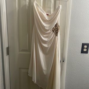 Beige womens dress